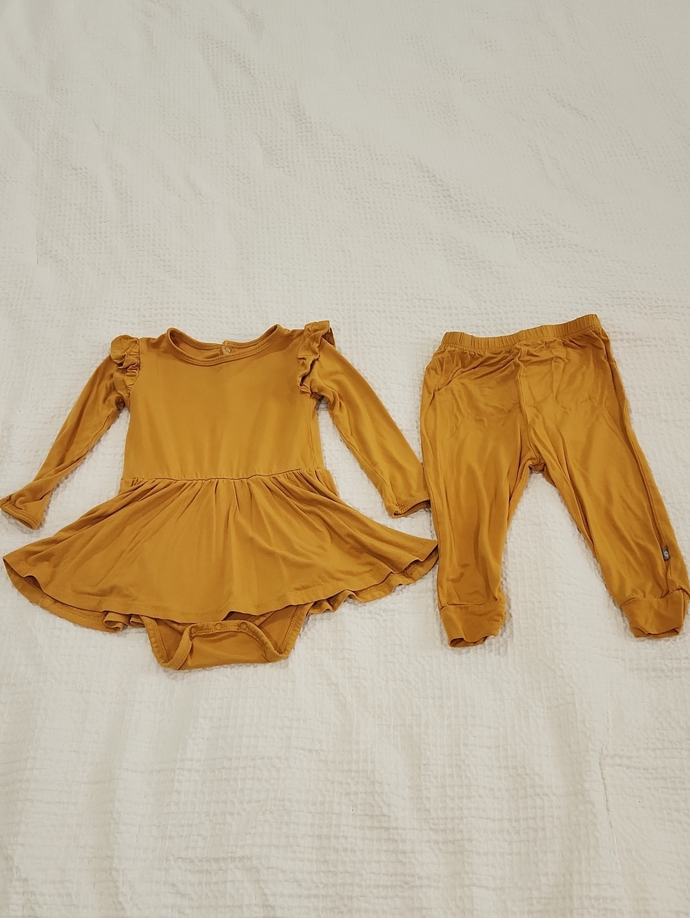 SET of Kyte BABY Bodysuit Dress & Pants